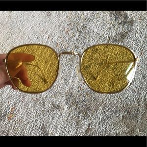 ILLESTEVA yellow tinted sunglasses